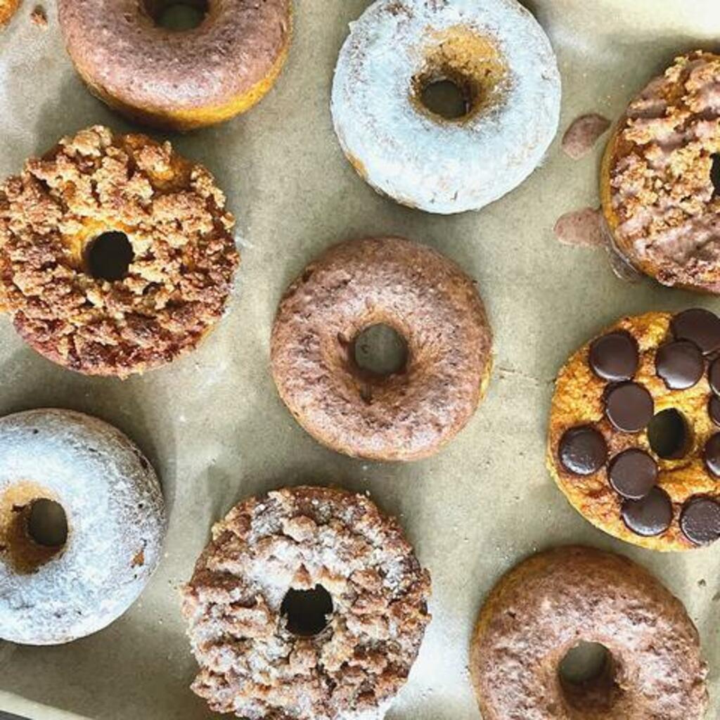 Low-carb pumpkin spice donuts from the original Disciple recipe